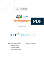 FPT University Digital Marketing: Group Assignment
