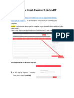 How To Reset Password On SADP: Tool