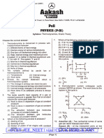 POLL 1 P+ C+B+Z 12th OYM BATCH QUE PAPER @CET - JEE - NEET