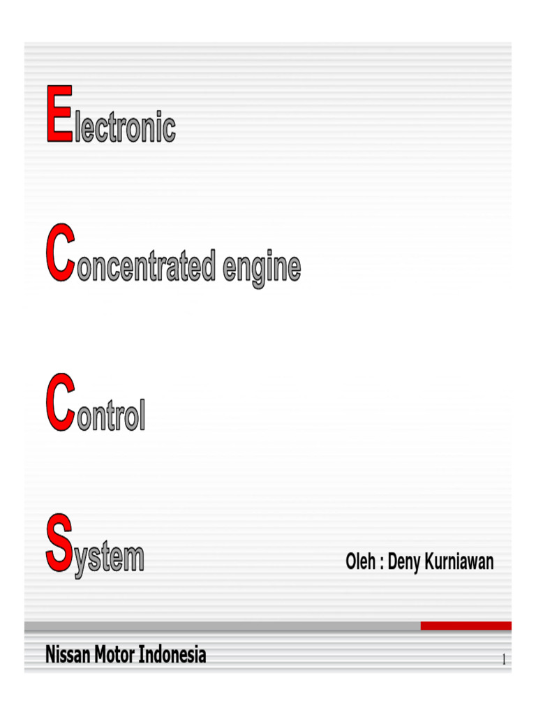 Sistem ECCS pada Kendaraan Nissan | PDF