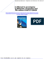 Full Solutions Manual To Accompany Engineering Materials Properties and Selection 9Th Edition 9780137128426 PDF Docx Full Chapter Chapter