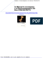 Download Full Solutions Manual To Accompany Elements Of Electromagnetics 3Rd Edition 9780195134773 pdf docx full chapter chapter