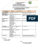 SSG Accomplishment Report