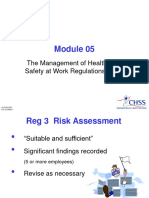 Module05 Management of Health and Safety at Work Regulations 