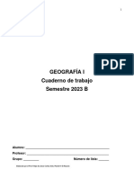 Cuaderno de Trabajo Geografía I 2023B