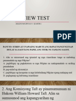 Araling Panlipunan 2nd Quarter Review Test