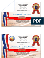 Certificazte Honors