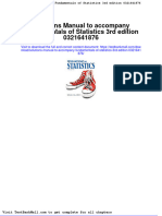 Full Solutions Manual To Accompany Fundamentals of Statistics 3Rd Edition 0321641876 PDF Docx Full Chapter Chapter