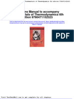 Full Solutions Manual To Accompany Fundamentals of Thermodynamics 6Th Edition 9780471152323 PDF Docx Full Chapter Chapter