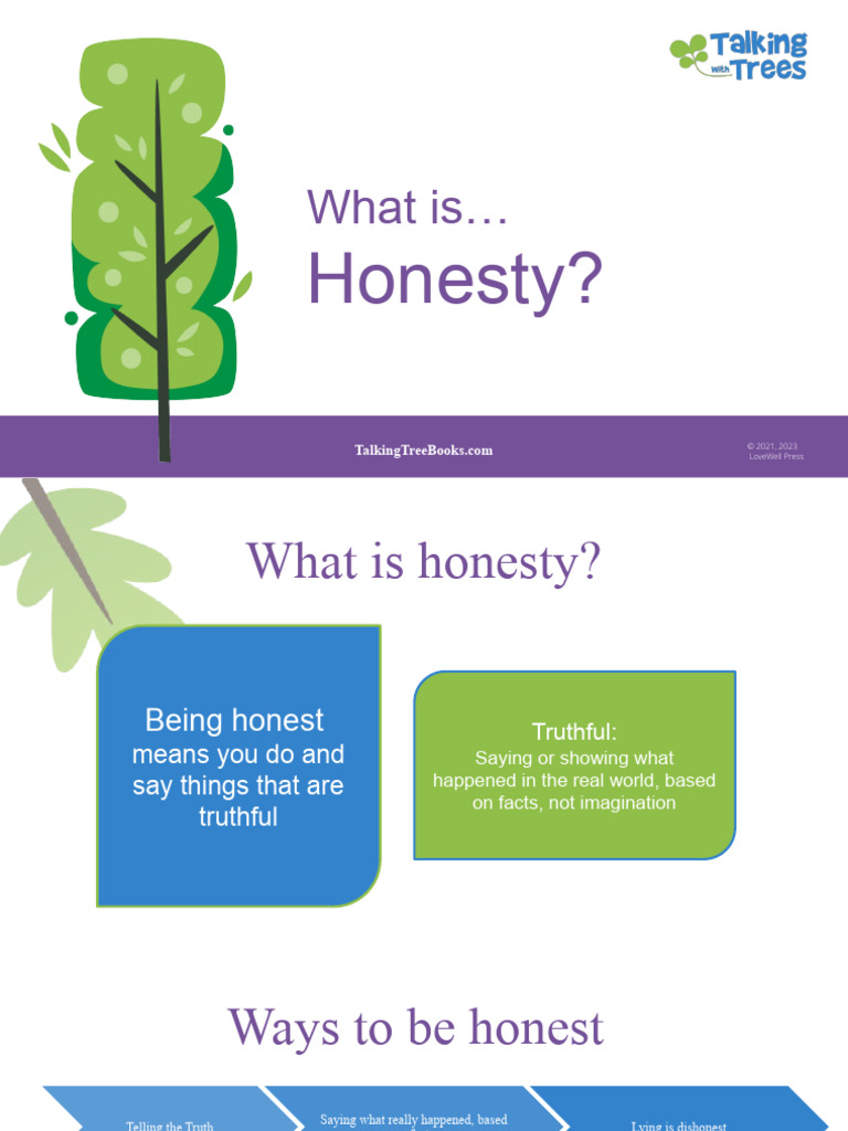 Understanding Honesty for Kids | PDF | Truth | Ethical Principles