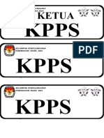 Persiapan KPPS 14