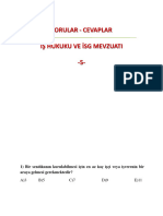 İş Hukuku Çalışma Soruları DPÜ