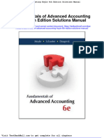 Full Fundamentals of Advanced Accounting Hoyle 6Th Edition Solutions Manual PDF Docx Full Chapter Chapter