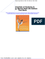 Full Fundamentals of Anatomy Physiology Martini Nath 9Th Edition Test Bank PDF Docx Full Chapter Chapter