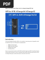 Spi in Avr Atmega16/Atmega32: Sdi (Serial Data Input) Sdo (Serial Data Output) SCLK (Serial Clock) Cs (Chip Select)