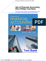 Full Fundamentals of Financial Accounting 5Th Edition Phillips Test Bank PDF Docx Full Chapter Chapter