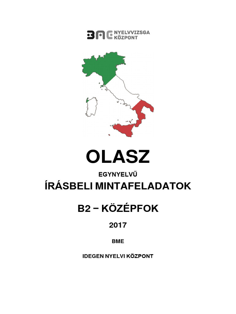 Bme Nyelvvizgsa | PDF