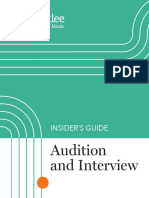 Audition Guide