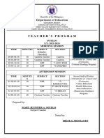 Sotelo Teacher's Program Sy 2023-2024