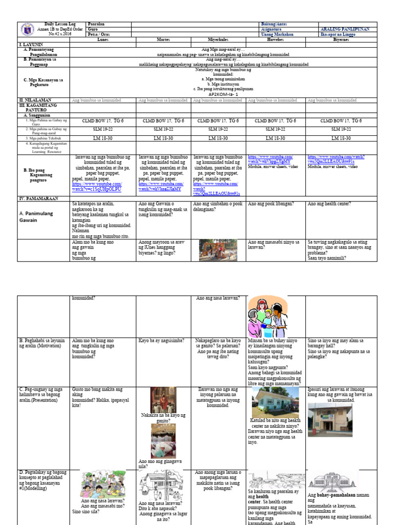 1st QUarter AP Week 4 5 Days | PDF