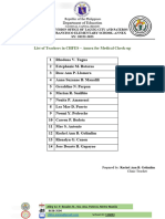 Narrative Report On Assessment of Learning Centers