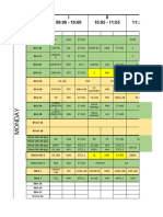 Time Table W.E.F. 16 Oct 2023