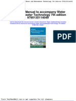 Full Solutions Manual To Accompany Water and Wastewater Technology 7Th Edition 9780135114049 PDF Docx Full Chapter Chapter