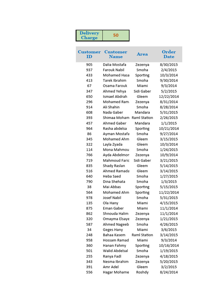 Customer Data Validation Report | PDF
