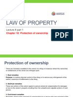 L8 p1 (Protection of Ownership) Law of Property