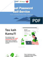 Reset Password Self-Service: For E-Learning Sreeya Sewu & Belfoods