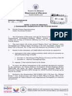 RM No. 609, s.2023 - Deped 12 Days of Christmas A Thanksgiving Celebration of The Yuletide Season