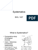 Systematics Powerpoint 1407 Revised