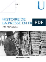 Histoire de La Presse en France (Delporte Christian, Blandin Claire Etc.)