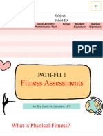 Pathfit 1 Fitness Assessment