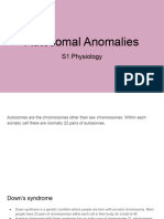 Autosomal Anomalies