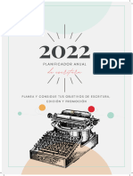 Planificador de Escritura 2022