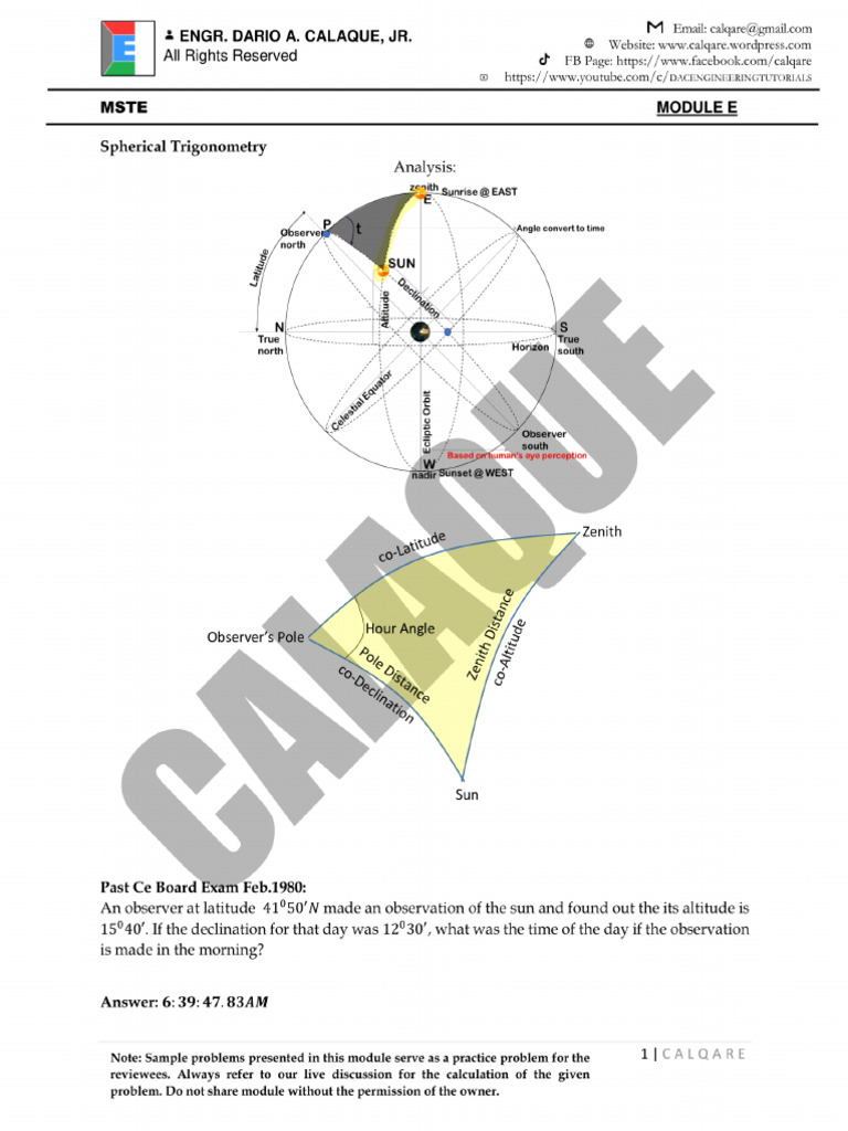 CE601 MSTE Module E-Conv | PDF