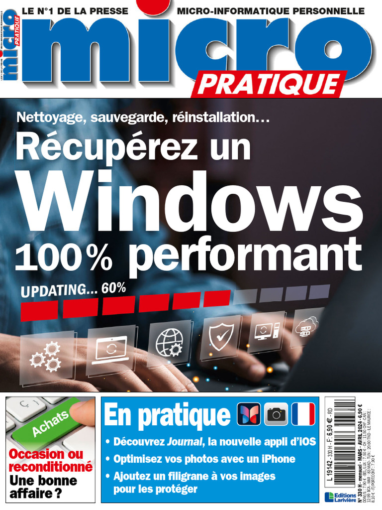 Micro Pratique N°330 - Mars-Avril 2024 | PDF | Intel | PC compatibles IBM