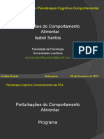 Perturbações do comportamento Alimentar