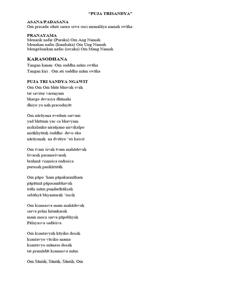 TRISANDYA | PDF