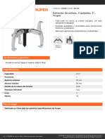 Extractor de Poleas, 3 Quijadas, 3", Truper: CÓDIGO: 14500 CLAVE: EX-P3