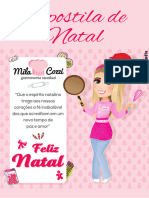 Capa Apostila Natal Chef Mila Cozzi