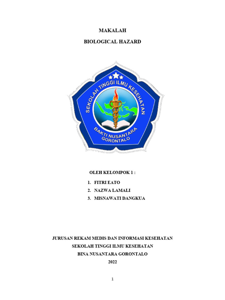 Penanganan Limbah Biohazard Medis | PDF
