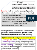 Introduction To Animal Genetics &breeding