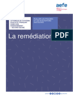 P2M11 - La Remédiation