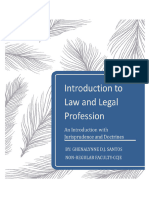 Module On Introduction To Law and The Legal Profession