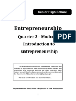 Entrepreneurship12q1 Mod1 Introduction To Entrepreneurship v3
