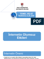 3-İnternetin Olumsuz Etkileri