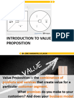 Introduction To Value Proposition New