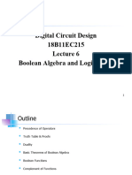 Boolean Algebra and Logic Gates